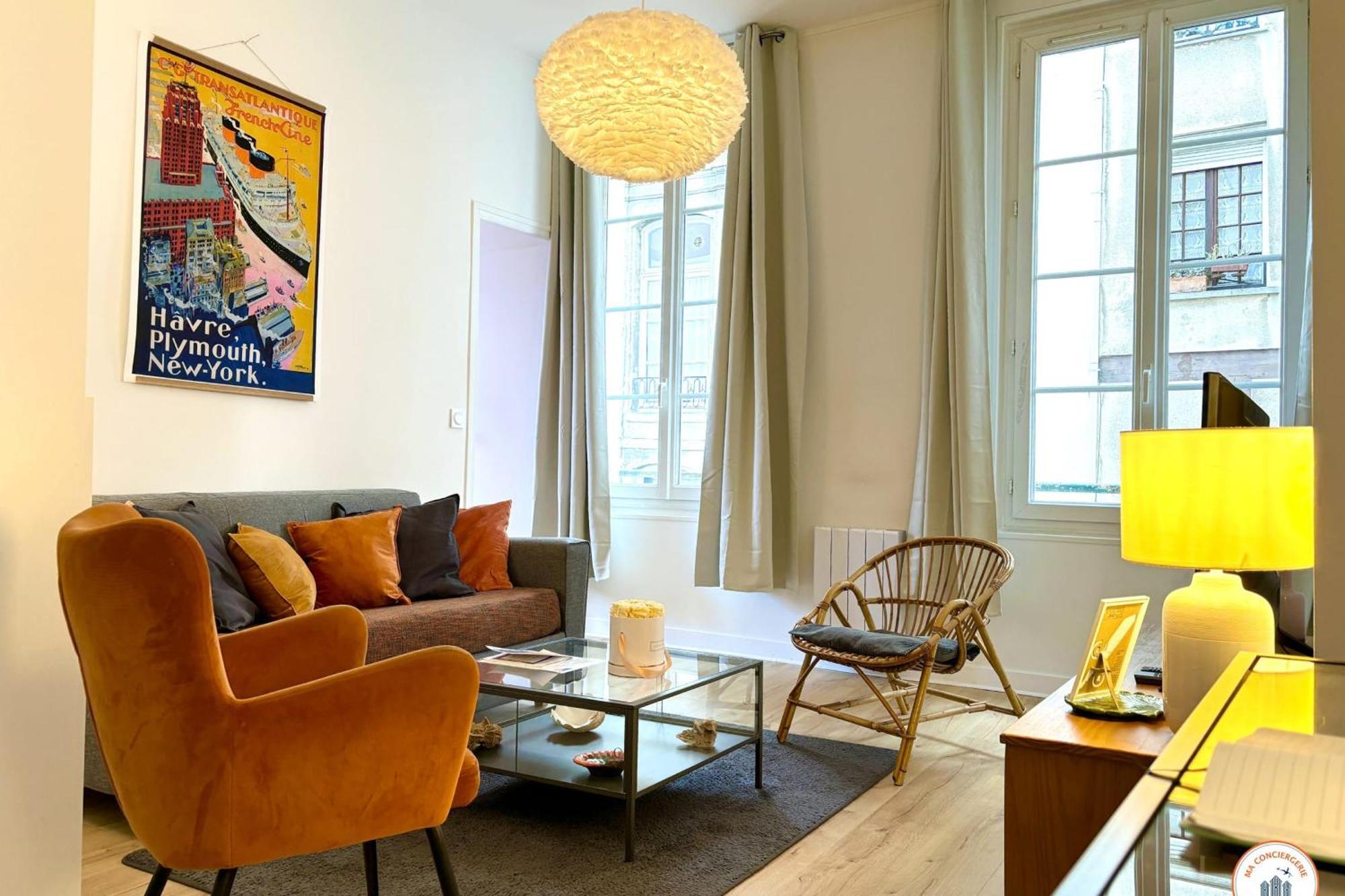 Apartamento L'Oasis Havrais - Centre Historique El Havre Exterior foto